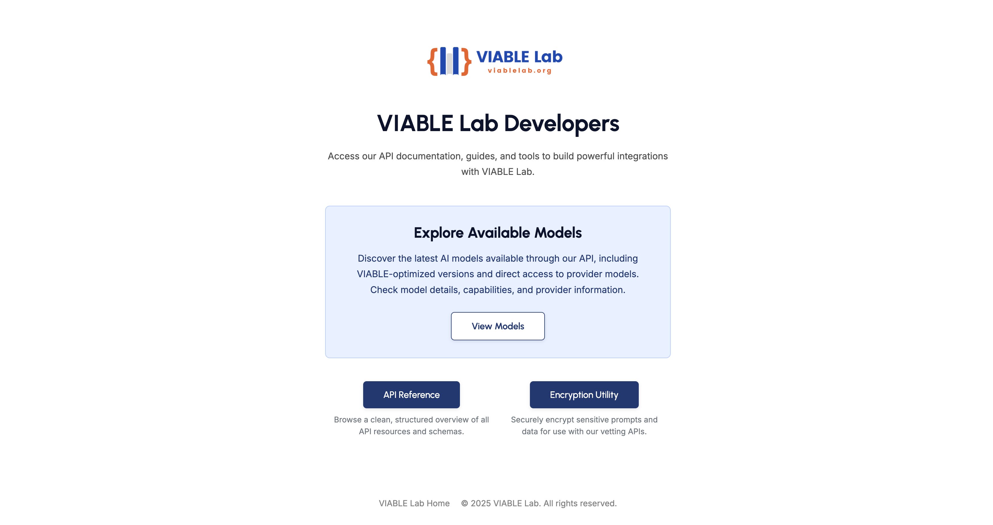 VIABLE Lab LLM API Router